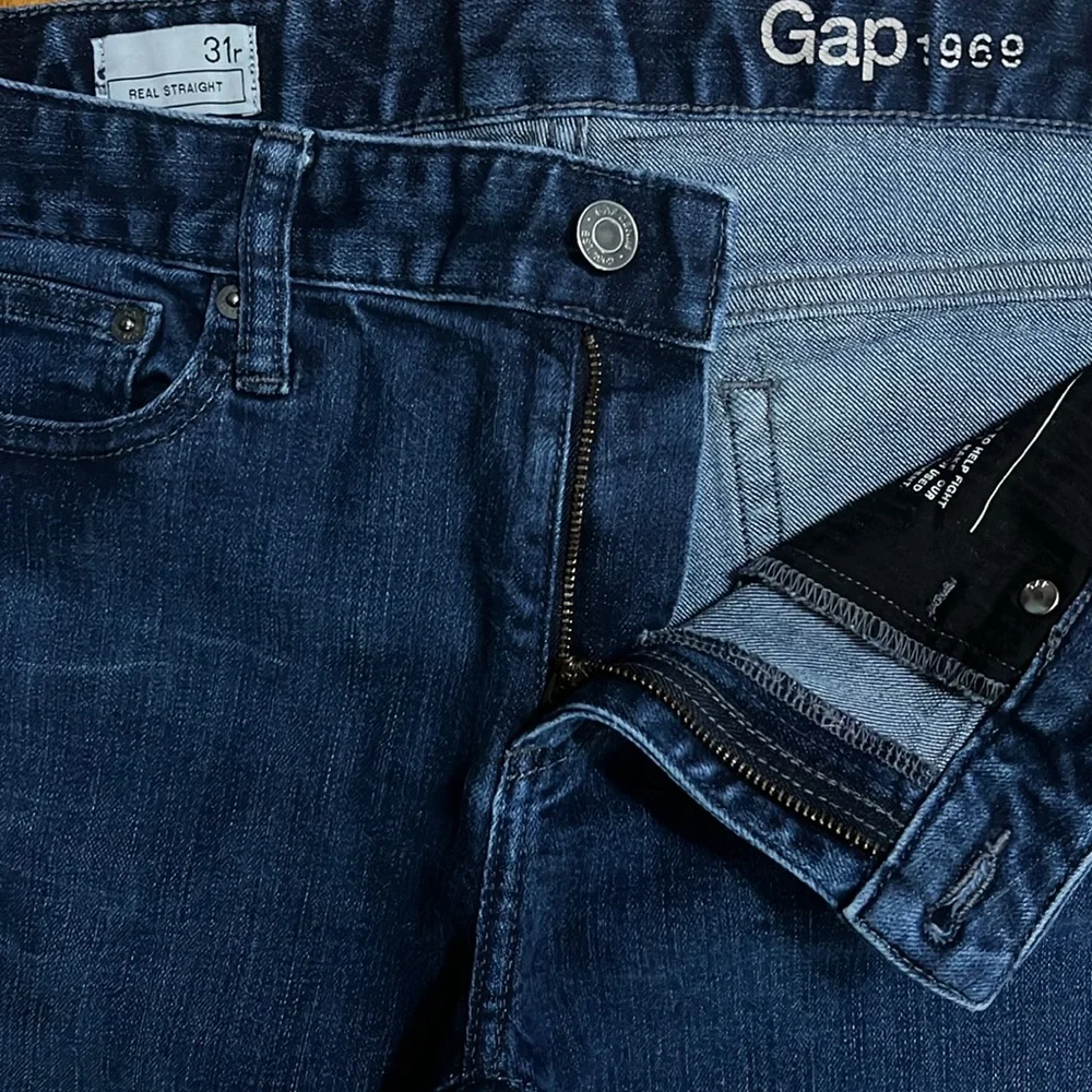 GAP Women's Straight Leg Jeans - Indigo Wash